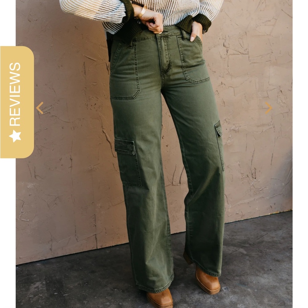 Vervet Denim | The Olivia Utility Cargo Denim